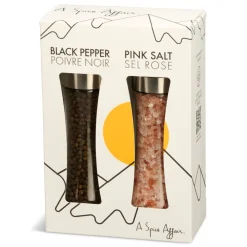 BLACK PEPPER & PINK SALT GRINDER SET