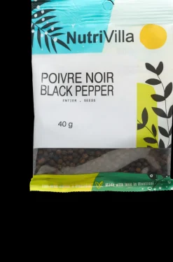 BLACK PEPPER WHOLE NUTRIVILLA BAG 40 G (1.41 oz)