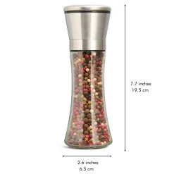 FIVE PEPPERS & SEA SALT GRINDER SET