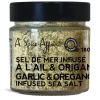 GARLIC & OREGANO INFUSED SEA SALT 180 G (4.2 oz)