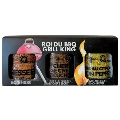 GRILL KING BBQ 3-PACK SPICE SET (370 G)