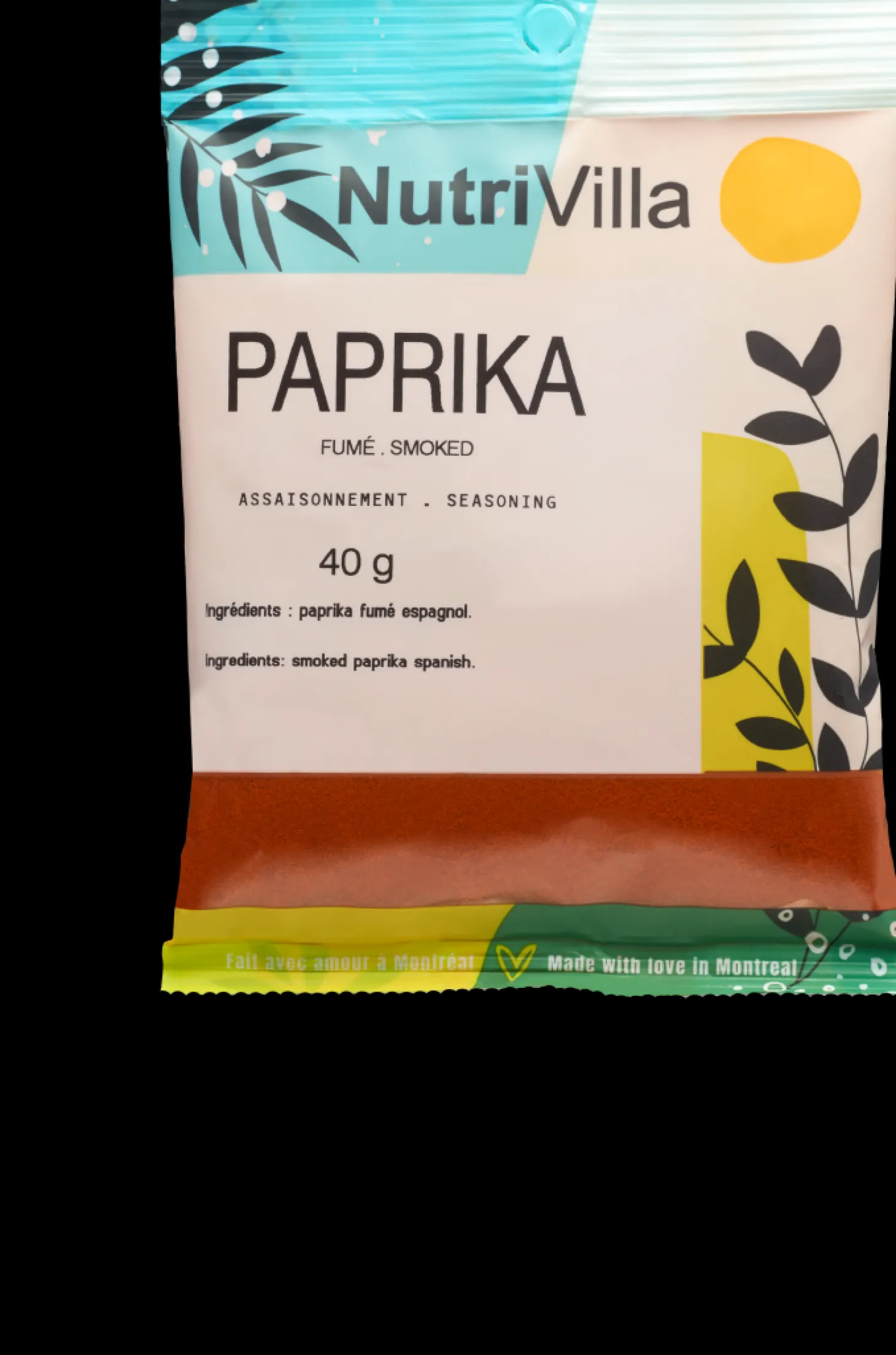 SMOKED PAPRIKA SPANISH NUTRIVILLA BAG 40 G (1.41 oz)